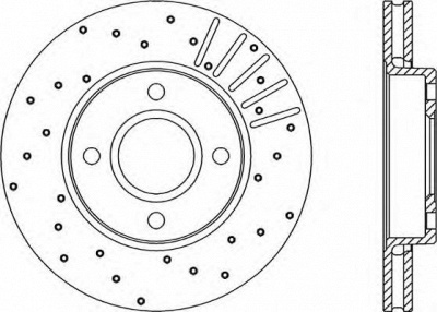 OPEN PARTS bdrs118625 -  Тормозной диск